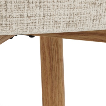 Jídelní židle DARLENE béžová/matný dub 8