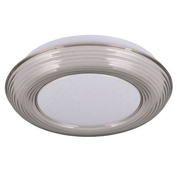 Stropní svítidlo DARO bílá/hnědá, průměr 27 cm 1