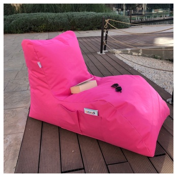 Outdoor sedací vak DAYBED růžová 1