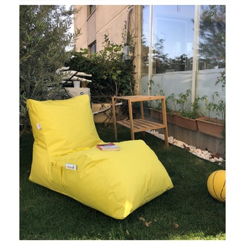 Outdoor sedací vak DAYBED žlutá 1