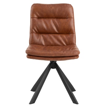 Jídelní židle DEAN hnědá/matná černá 2