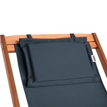 Zahradní lehátko DECK antracitová 3