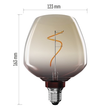 Dekorativní LED žárovka DECO Z59G01 E27, 4W, teplá bílá 6