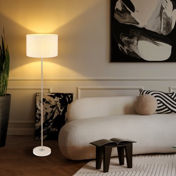 Stojací lampa DELEON písková 1