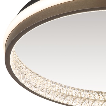 Stropní svítidlo DELLA tmavě šedá/černá/bílá 1