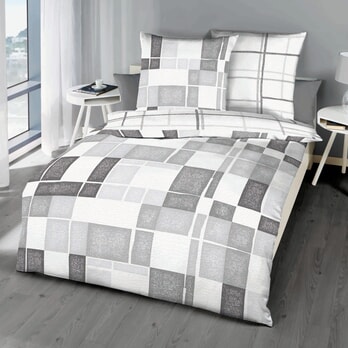 Povlečení DEMOS ANTHRAZIT šedá, 70x90 a 140x200 cm 1
