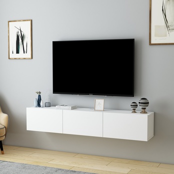 TV stolek DENBY bílá 1