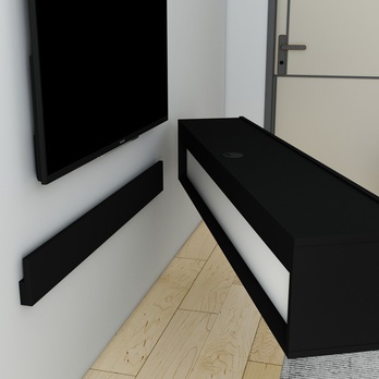 TV stolek DENBY černá 3