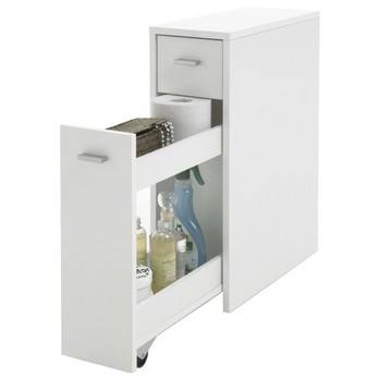 Výsuvný regál DENIA bílá 1