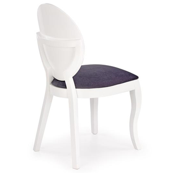 Jídelní židle DESIRÉE bílá/šedá 2