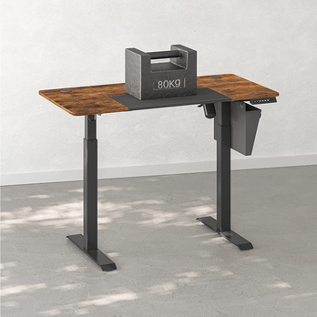 Pracovní stůl DESK hnědá/černá 2