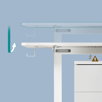 Pracovní stůl DESK bílá 3