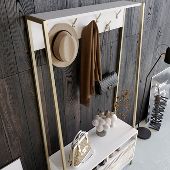 Předsíňová sestava DEVIN bílá 3