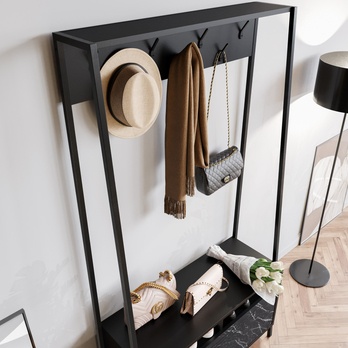 Předsíňová sestava DEVIN černá 3