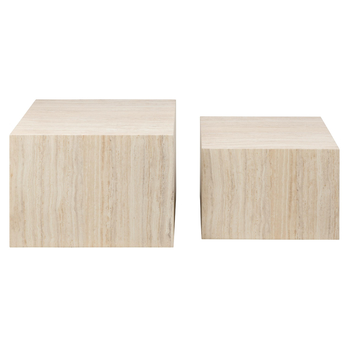 Set konferenčních stolků DICE 2 travertin, 2 ks 3