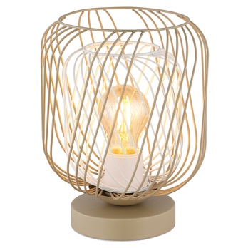 Stolní lampa DICHTI písková/bílá 1