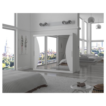 Šatní skříň DIEM bílá 3