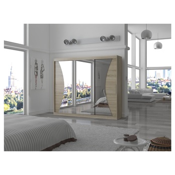 Šatní skříň DIEM dub sonoma 3