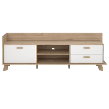 TV komoda DIGBY 1 bílá/dub jackson hickory 4