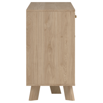 Komoda DIGBY 3 bílá/dub jackson hickory 6
