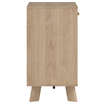 Komoda DIGBY 5 bílá/dub jackson hickory 6