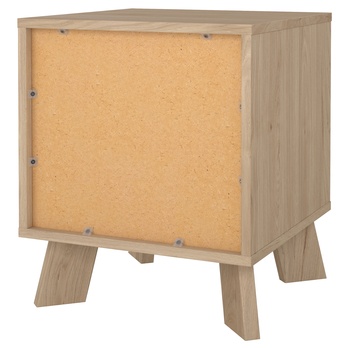 Noční stolek DIGBY bílá/dub jackson hickory 5