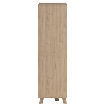 Šatní skříň DIGBY bílá/dub jackson hickory 5
