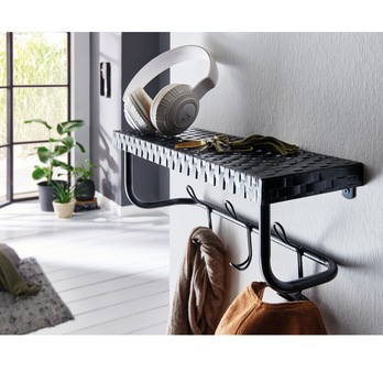 Nástěnný věšák DINO černá 1