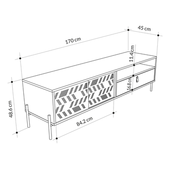 TV komoda DIONYSOS dub 4