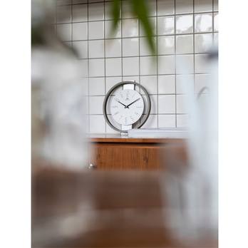 Nástěnné hodiny DIPOA IV šedá/bílá, ⌀ 30 cm 1