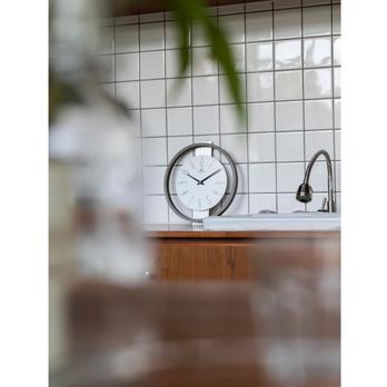 Nástěnné hodiny DIPOA IV šedá/bílá, ⌀ 30 cm 6