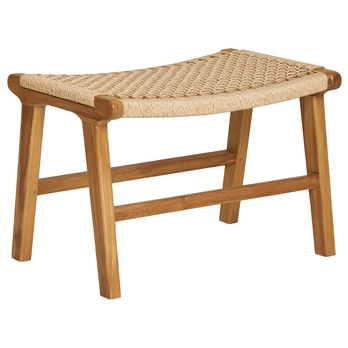 Křeslo s podnožkou DIRBY teak 3