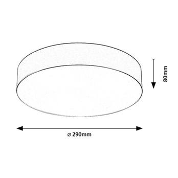 Venkovní stropní svítidlo DOLEN béžová, průměr 29 cm 6