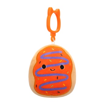 Klíčenka Squishmallows DONUT JAY oranžová/fialová 1