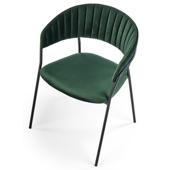 Jídelní židle DORIA tmavě zelená 1