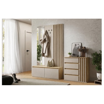 Předsíňová sestava DORIS dub artisan/kašmírová 1