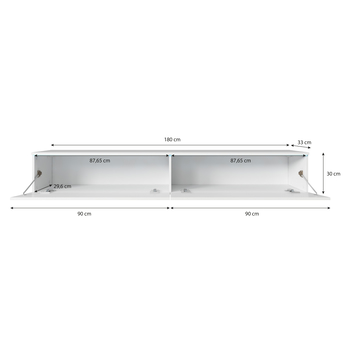 TV komoda DOROTHE 180 ořech 7