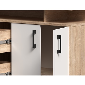 Komoda DOROTHEA XXL dub sonoma/bílá 3