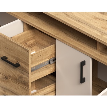 Komoda DOROTHEA XXL dub wotan/kašmírová 4