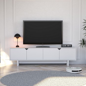 TV komoda DORUK bílá 3