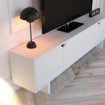 TV komoda DORUK bílá 4