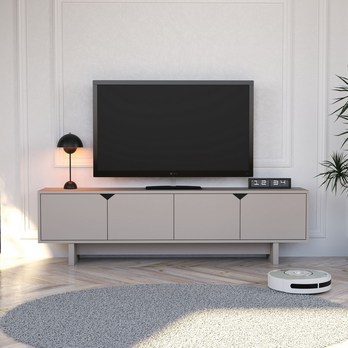 TV komoda DORUK krémová 4