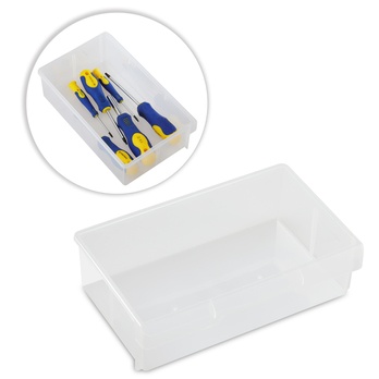 Organizér na drobné díly DRAWERS 3 oranžová/šedá 6
