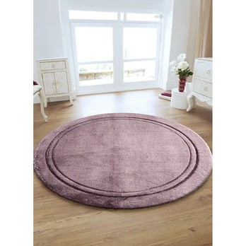 Koberec DREAM BORDER ostružinová, průměr 160 cm 1