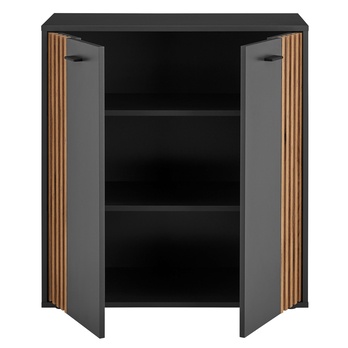 Komoda  DUBLIN 2 antracitová/dub evoke 2