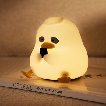 Dětská noční lampa DUCK bílá 1