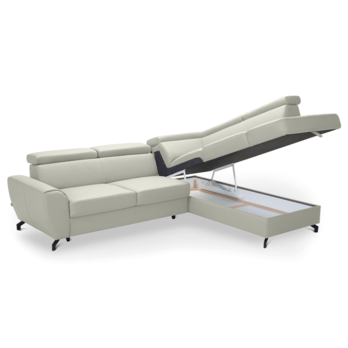 Sedací souprava DUE pravá, bílá 2