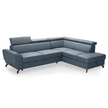 Sedací souprava DUE pravá, modrá 4