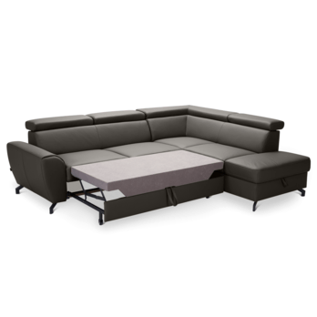 Sedací souprava DUE pravá, tmavě šedá 1