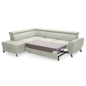 Sedací souprava DUE levá, bílá 1